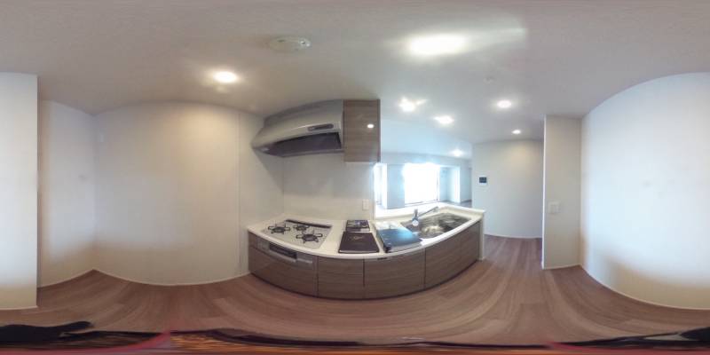 パノラマ画像キッチン