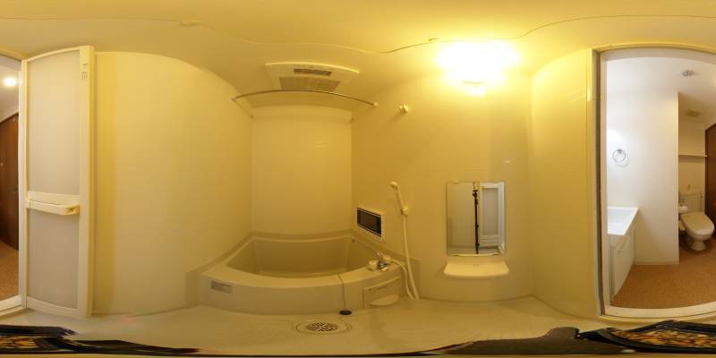 パノラマ画像バスルーム