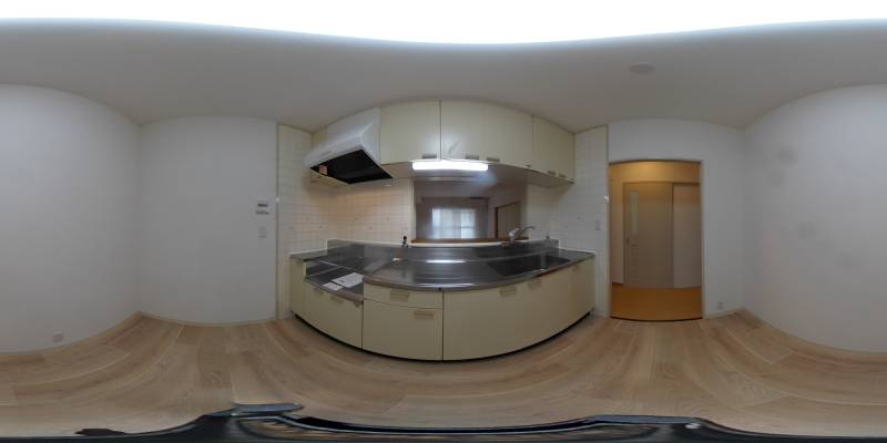 パノラマ画像キッチン