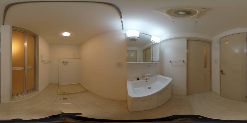 パノラマ画像洗面所