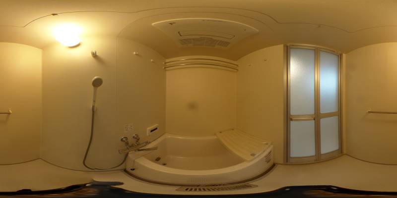 パノラマ画像バスルーム