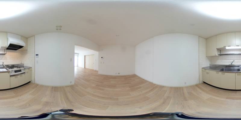 パノラマ画像キッチン