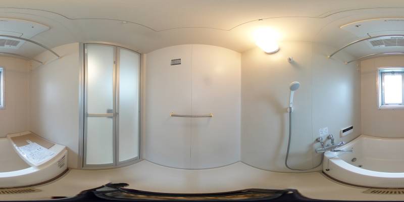 パノラマ画像バスルーム