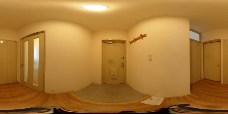 パノラマ画像玄関