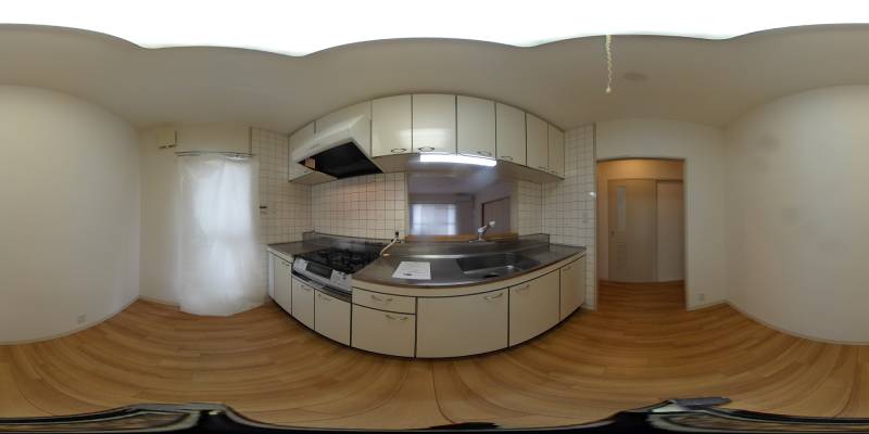 パノラマ画像キッチン