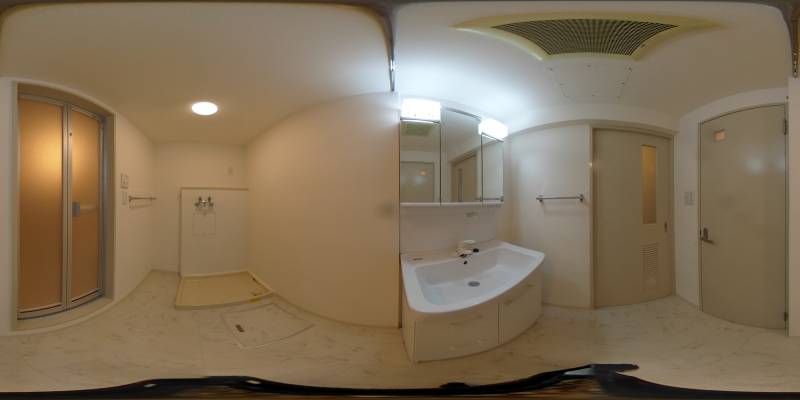 パノラマ画像洗面所