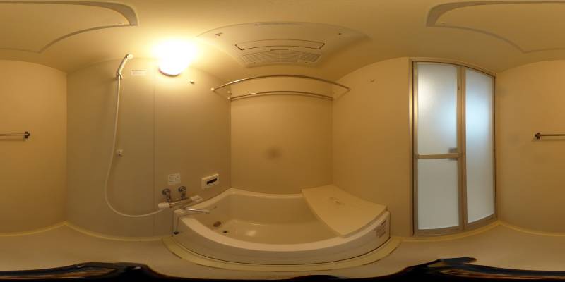 パノラマ画像バスルーム