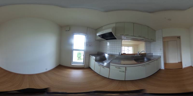 パノラマ画像キッチン