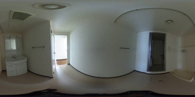 パノラマ画像洗面所