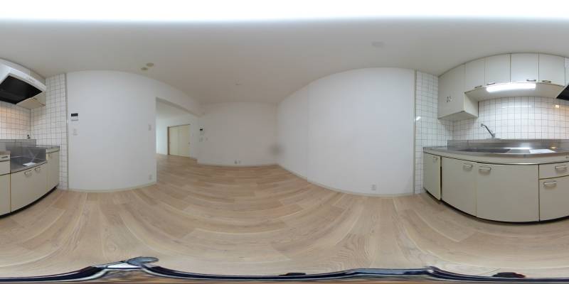 パノラマ画像キッチン