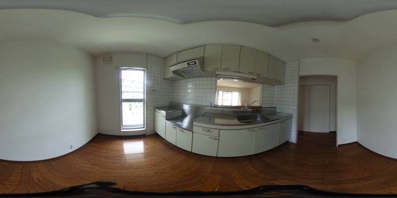 パノラマ画像キッチン