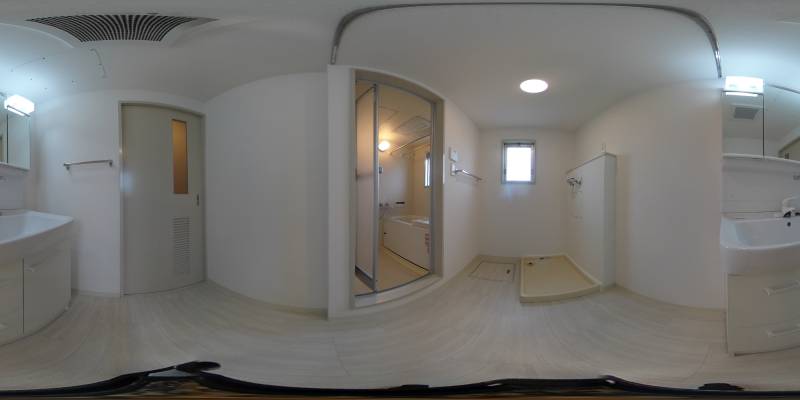 パノラマ画像洗面所