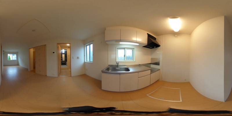 パノラマ画像キッチン