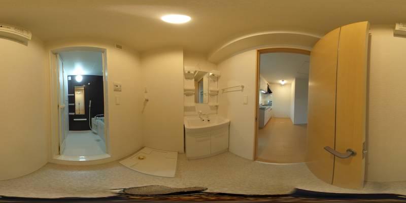 パノラマ画像洗面所