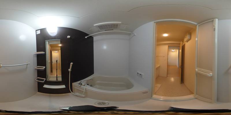 パノラマ画像バスルーム