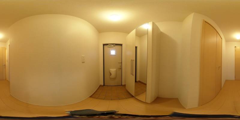 パノラマ画像玄関