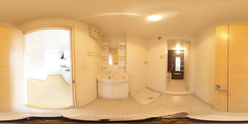 パノラマ画像洗面所