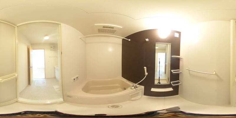 パノラマ画像バスルーム