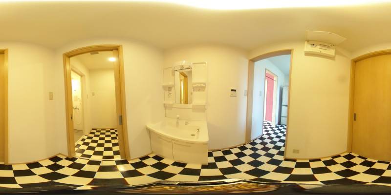 パノラマ画像洗面所