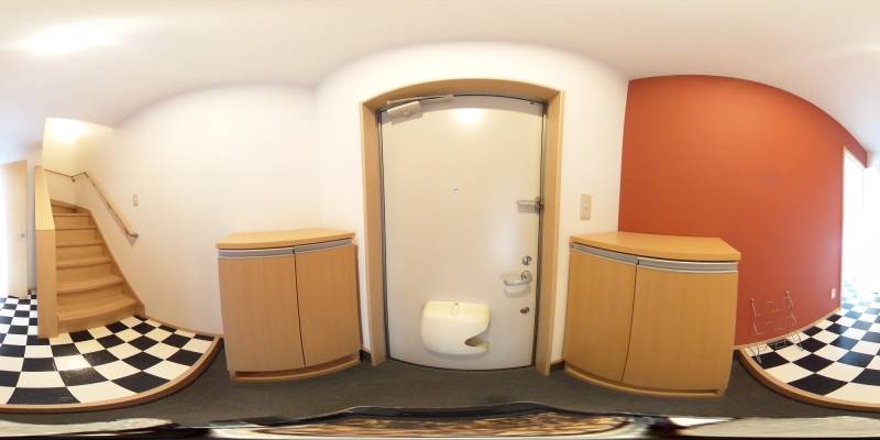 パノラマ画像玄関