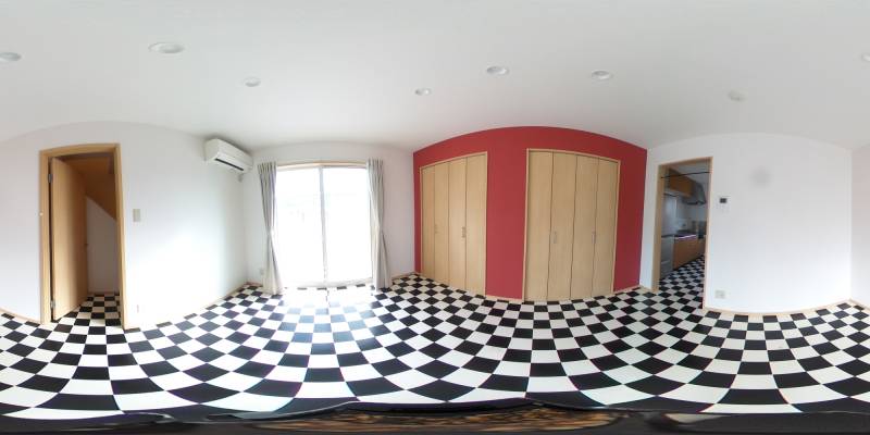 パノラマ画像リビング