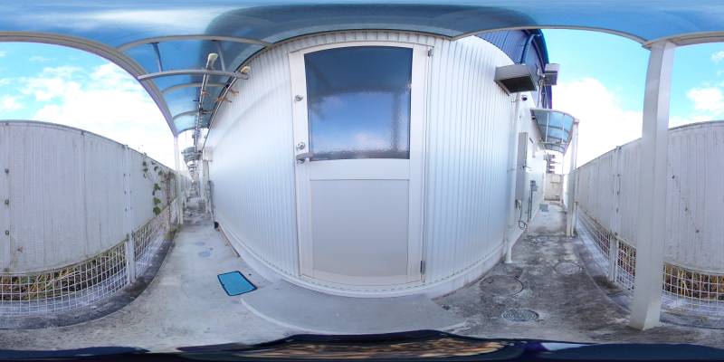 パノラマ画像バルコニー