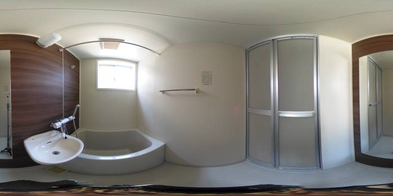 パノラマ画像バスルーム