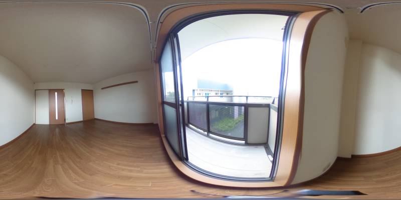 パノラマ画像バルコニー