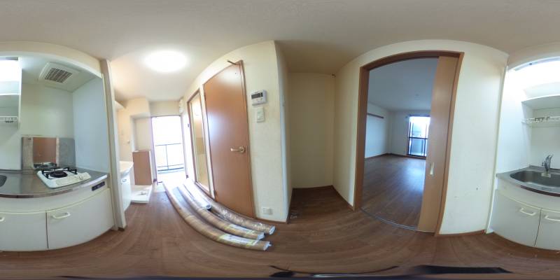 パノラマ画像キッチン