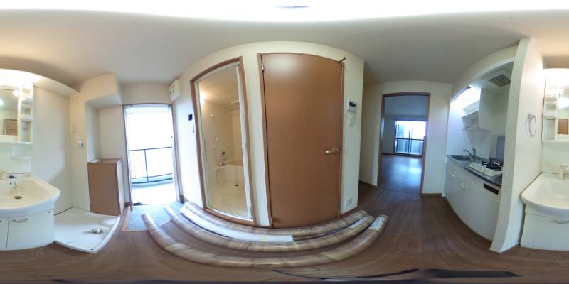 パノラマ画像洗面所