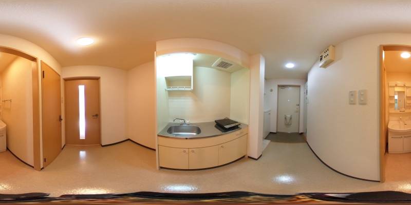 パノラマ画像キッチン