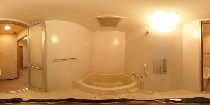 パノラマ画像バスルーム