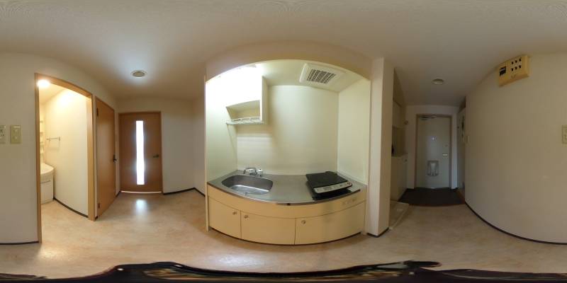 パノラマ画像キッチン