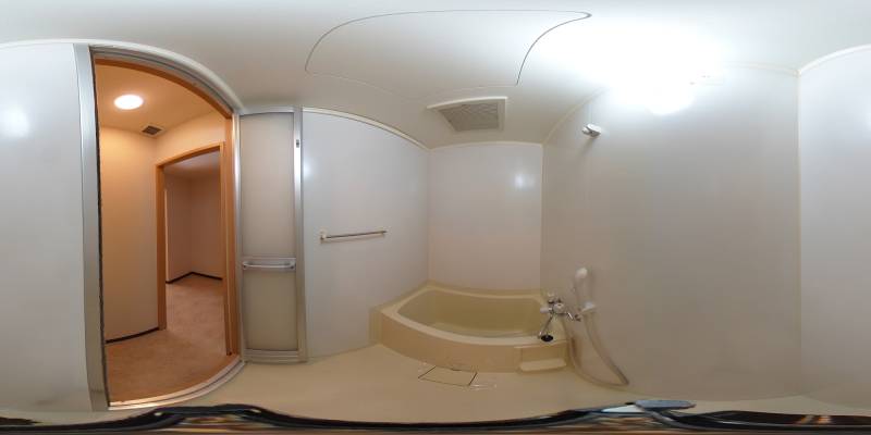 パノラマ画像バスルーム