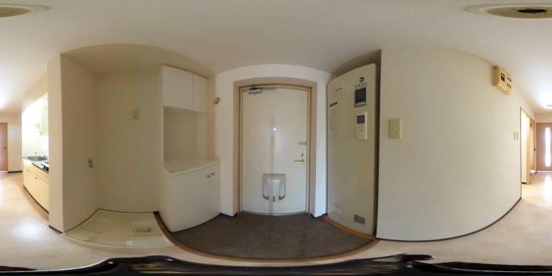 パノラマ画像玄関