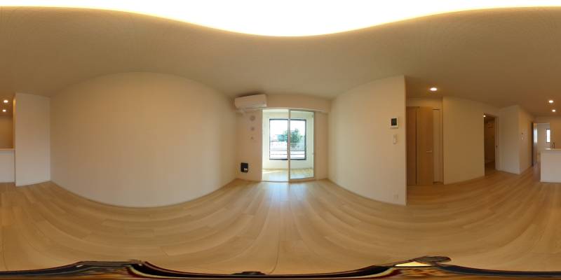 パノラマ画像リビング