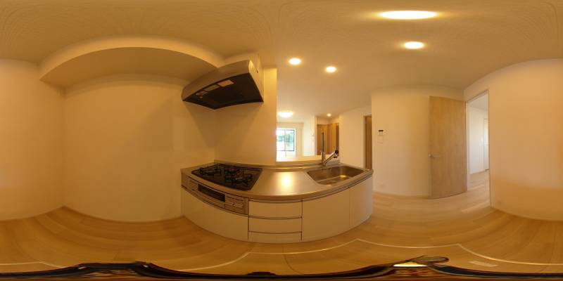 パノラマ画像キッチン