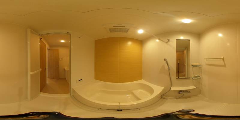 パノラマ画像バスルーム