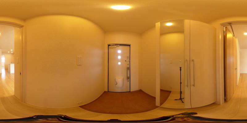 パノラマ画像玄関