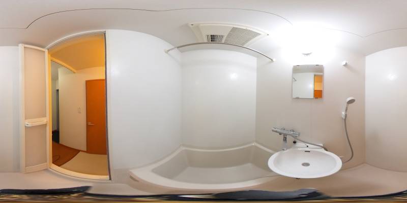 パノラマ画像バスルーム