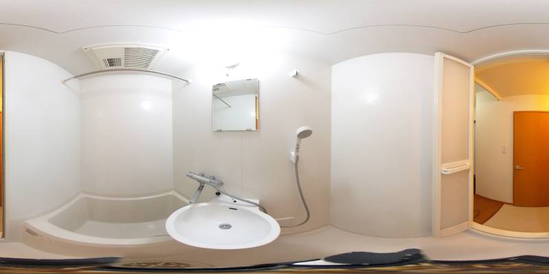 パノラマ画像洗面所