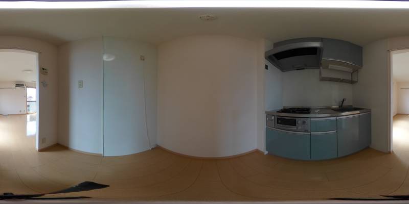 パノラマ画像キッチン