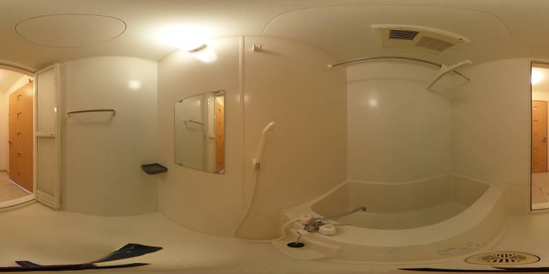 パノラマ画像バスルーム