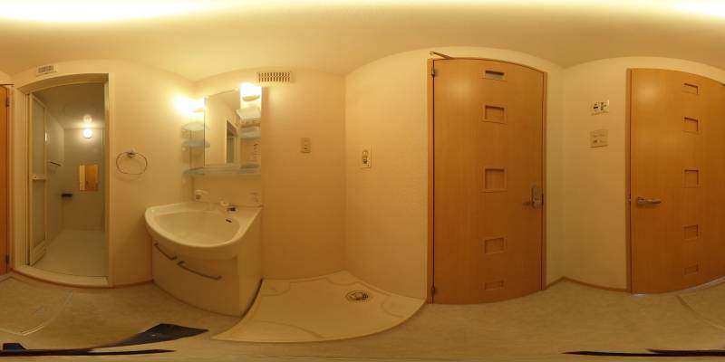 パノラマ画像洗面所