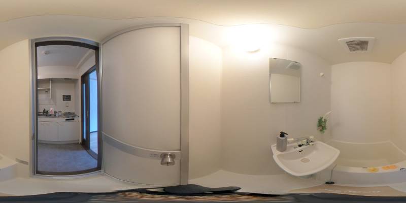 パノラマ画像バスルーム