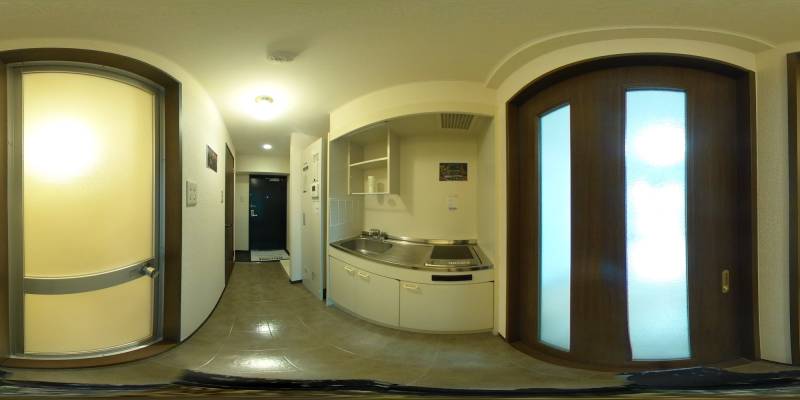 パノラマ画像キッチン