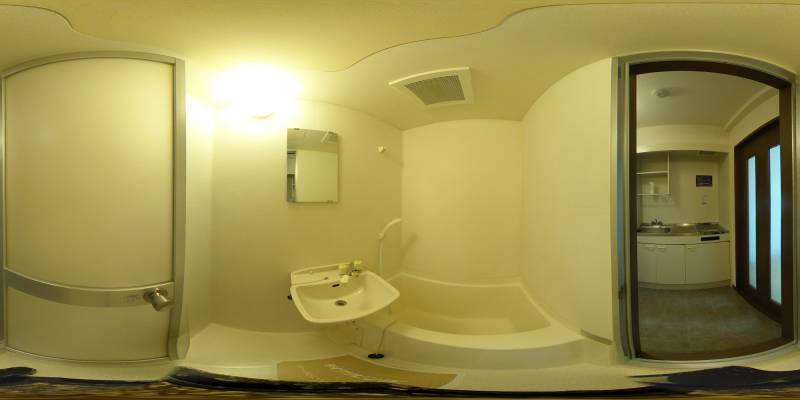 パノラマ画像バスルーム