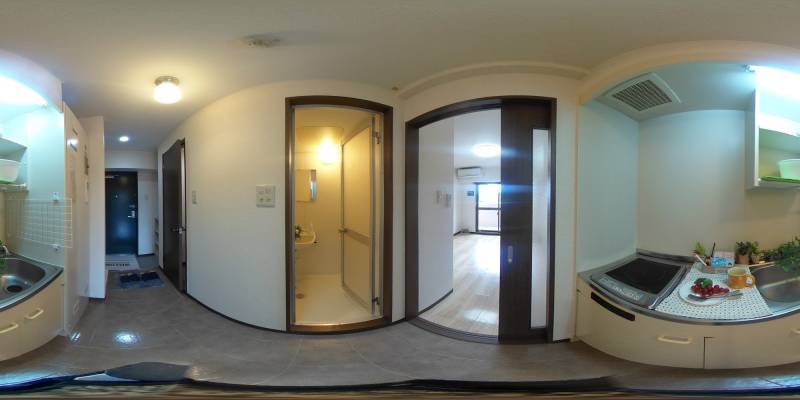 パノラマ画像キッチン