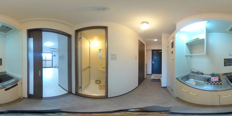 パノラマ画像キッチン