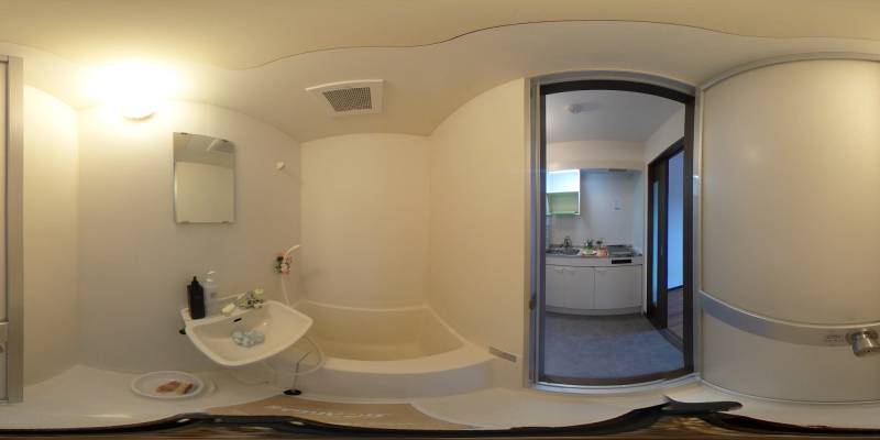 パノラマ画像バスルーム